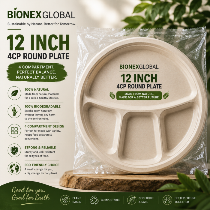 12inch 4cp round plate